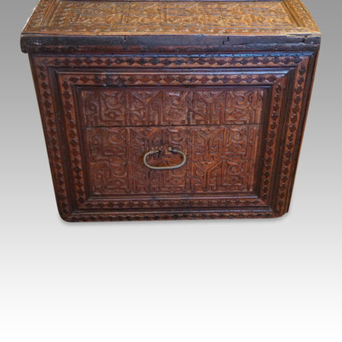 Large Antique Islamic chest end