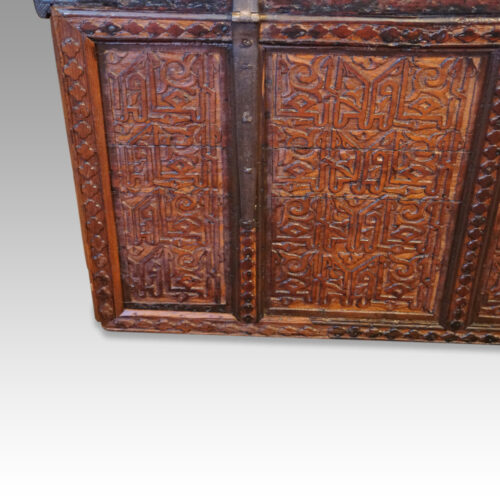 Large Antique Islamic chest rear panel