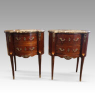 Pair of French bedside chests