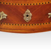Pair of French bedside cabinets escutcheon