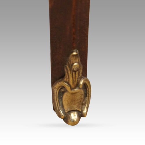 Pair of French bedside cabinets toe mount