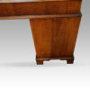 Walnut Georgian style pedestal desk back panel