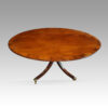Oval mahogany Regency style dining table