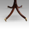 Oval mahogany Regency style dining table base