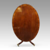 Oval mahogany Regency style dining table top up
