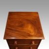 vPair of Victorian mahogany bedside chests top