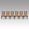 Set of 6 Regency dining chairs