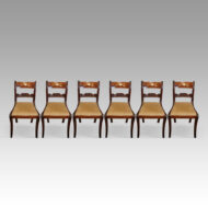 Set of 6 Regency dining chairs