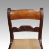 Set of 6 Regency dining chairs back