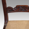 Set of 6 Regency dining chairs back rail