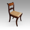 Set of 6 Regency dining chairs side