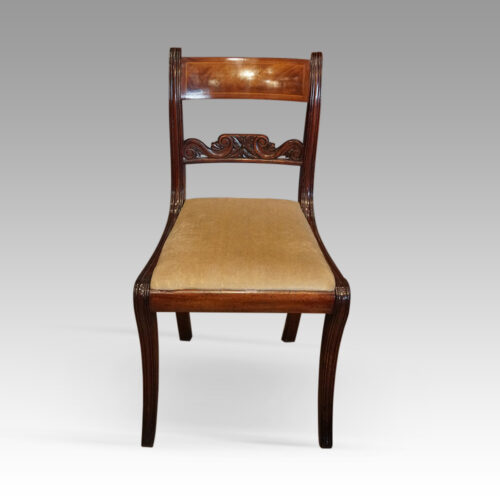 Set of 6 Regency dining chairs side chair