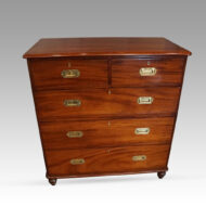 Victorian 2-part military chest