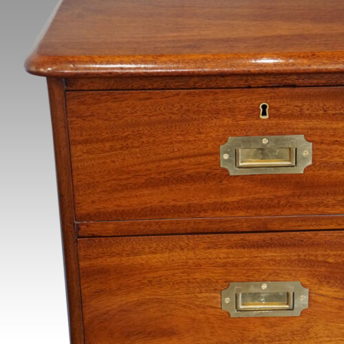 Victorian 2-part military chest drawer