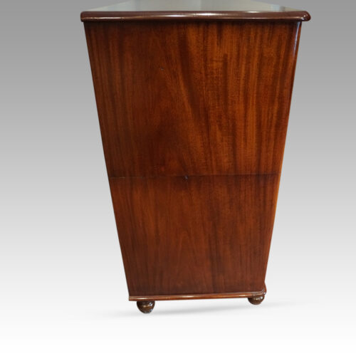Victorian 2-part military chest side