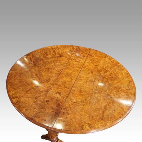Victorian burr walnut Sutherland table top