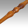 Victorian burr walnut Sutherland table turned stretcher