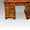 Victorian burr walnut pedestal desk 4