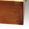 Victorian burr walnut pedestal desk dovetails