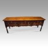Antique oak long dresser base