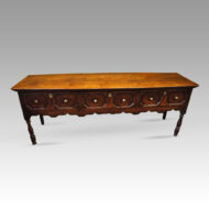 Antique oak long dresser base