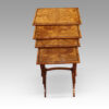 Edwardian walnut quartetto nest of tables front