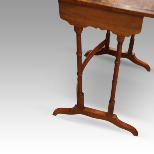 Edwardian walnut quartetto nest of tables legs