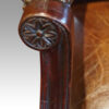Pair of mahogany Gainsborough chairs floral patera