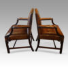 Pair of mahogany Gainsborough chairs side view