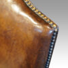Pair of mahogany Gainsborough chairs studding