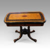 Victorian ebonised card table
