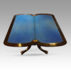 Victorian ebonised card table original playing surface