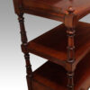 William IV mahogany dumb waiter end