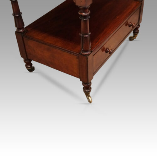 William IV mahogany dumb waiter leg
