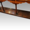 Antique oak turned leg dresser base pot board