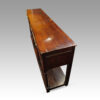 Antique oak turned leg dresser base top