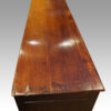 Antique oak turned leg dresser base top end
