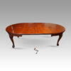 Edwardian mahogany extending dining table