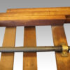 Edwardian mahogany extending dining table oak runners