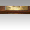 Edwardian walnut Maple & co pedestal desk Hobbs & co locks