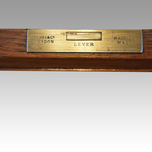 Edwardian walnut Maple & co pedestal desk Hobbs & co locks