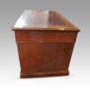 Edwardian walnut Maple & co pedestal desk side