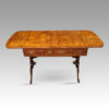George V burr walnut sofa table