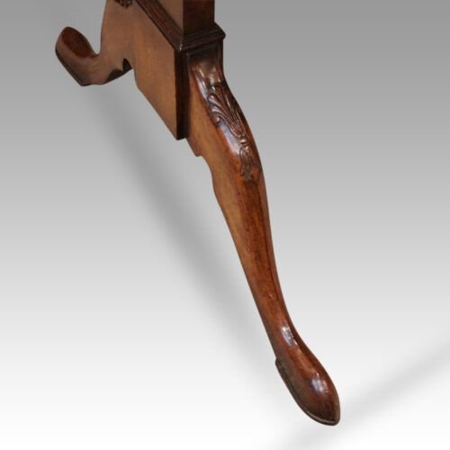 George V burr walnut sofa table legs
