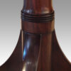 George V mahogany twin pillar dining table base detail