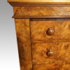Victorian burr walnut Wellington chest knob handle