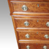 Victorian mahogany pedestal desk ring handles