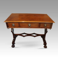 William IV mahogany end support table