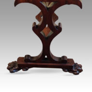 William IV mahogany end support table end support