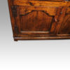 Antique oak cupboard dresser base door detail